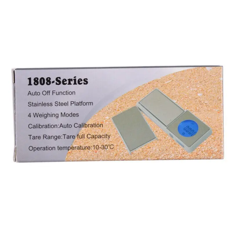 Mini Jewelry Scale Digital Pocket Mirror Scale Small Size 100g/200g/300gx0.01 Gram Weight Electronic Handy Measuring Tools