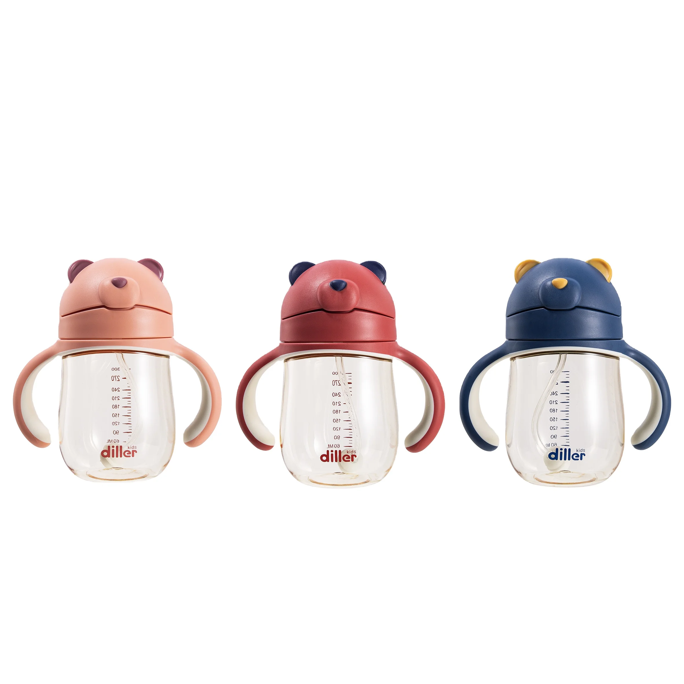 PPUS baby milk bottle free samples wholesale kids transparent reusable infants plastic clear feeding bottle