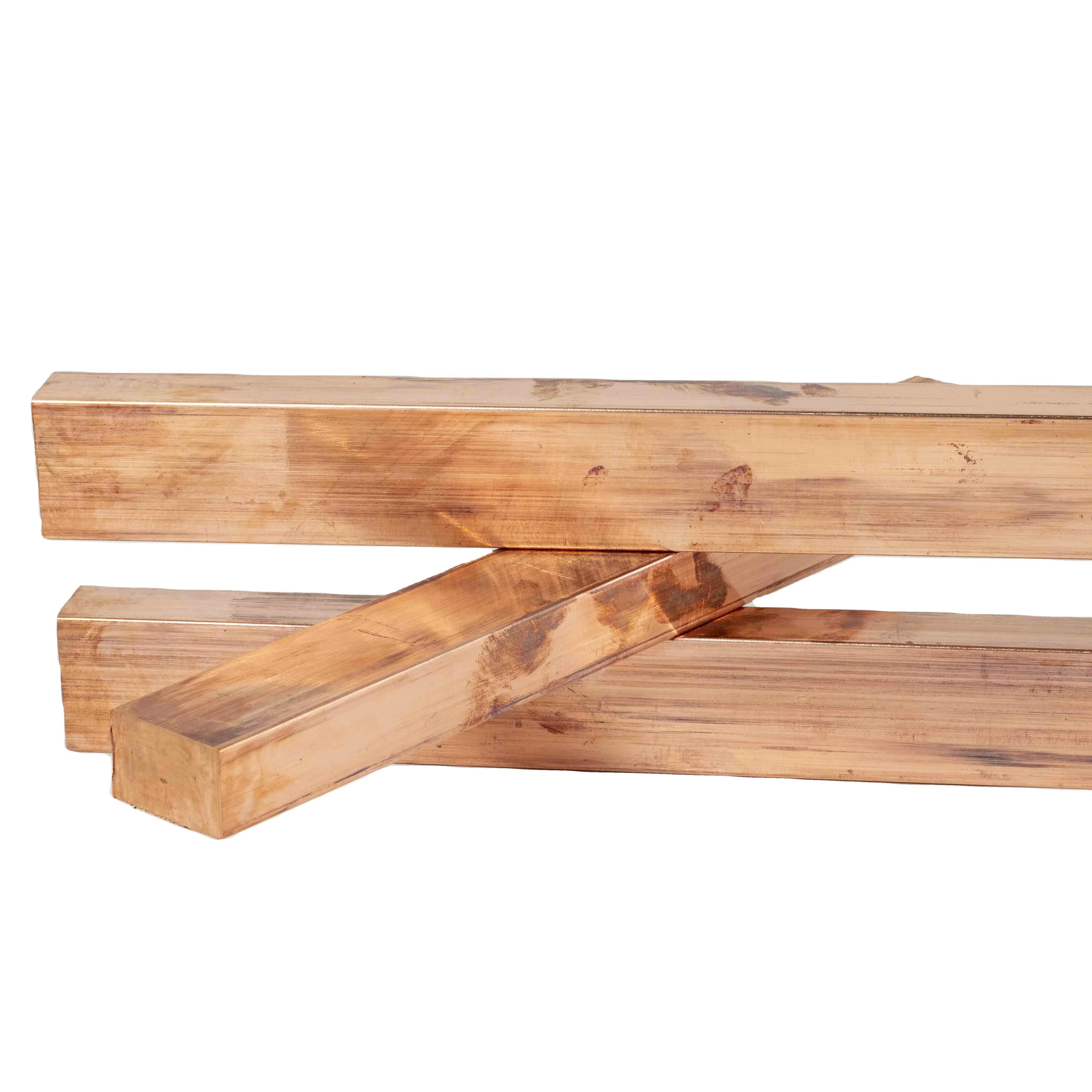 Лучшая цена медный стержень 8 мм квадратный из чистой