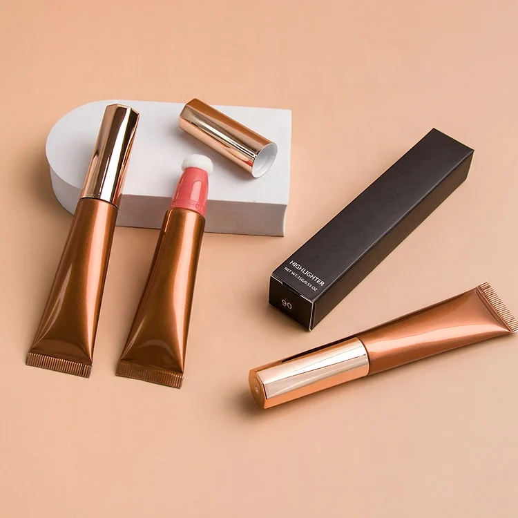 New Arrivals A Light Makeup 6 Color Liquid Contour Beauty Wand Highlighter Shimmer Liquid Highlighter Dark Skin