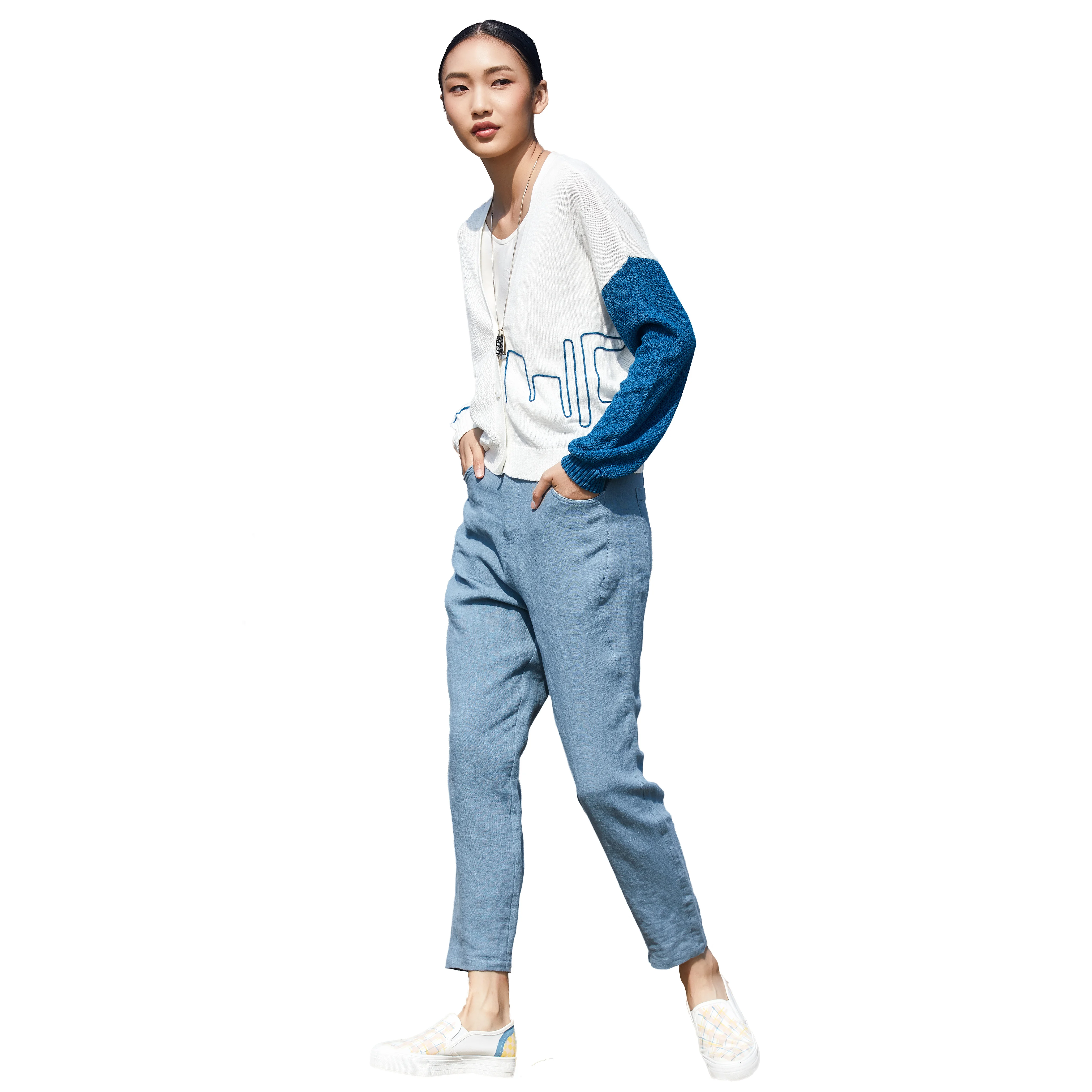 
GUDU 2021 spring pure white long-sleeved t-shirt female Korean casual bottoming shirt student top 