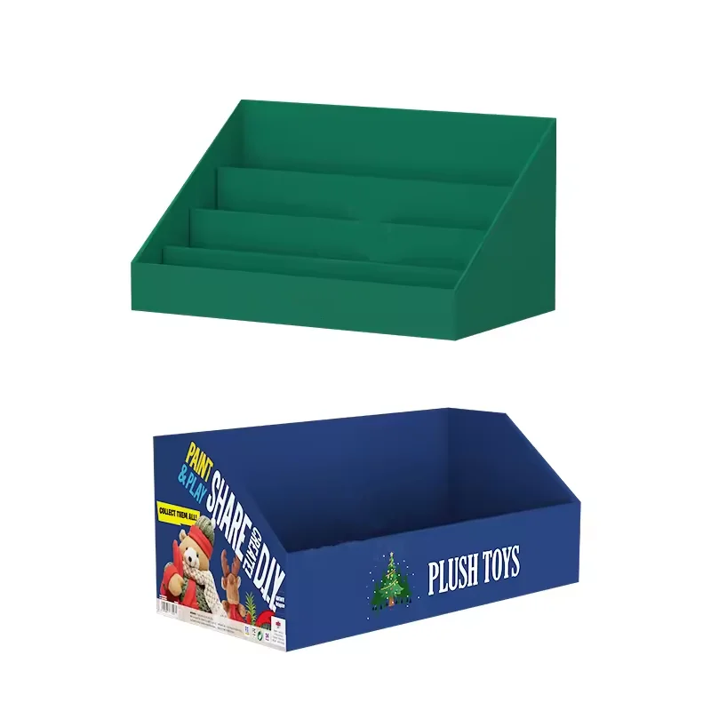 Cardboard Display Stand Eco-friendly countertop counter Corrugated Cardboard Display Box Display Racks For Shops
