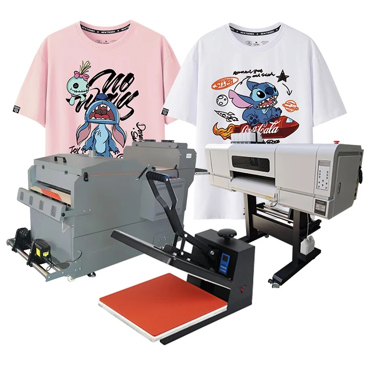 60cm PET Film Printer Hot Melt Powder Machine  Heat Press eco solvent dtf wall Machine for T-shirt printer 4720/i3200 print head