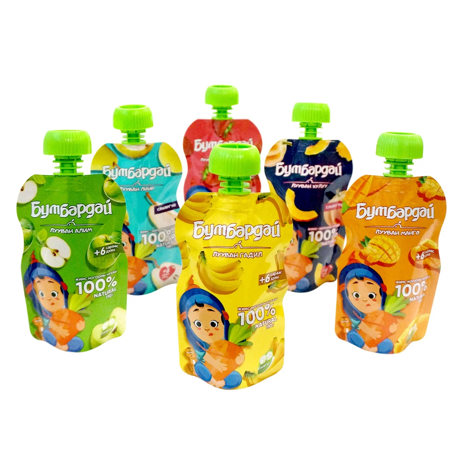 90r 130r  150r 180r 200r baby food retort pouch fruit  juice packaging bag pouch