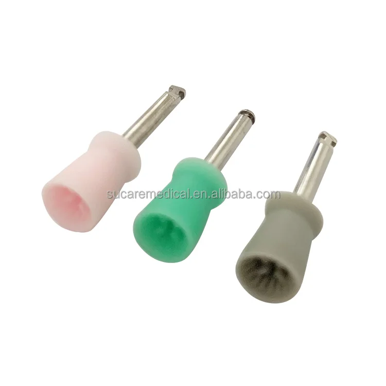 Одноразовая латексная силиконовая ребристая и перепончатая защелка простая Стоматологическая профилактическая полировальная чашка