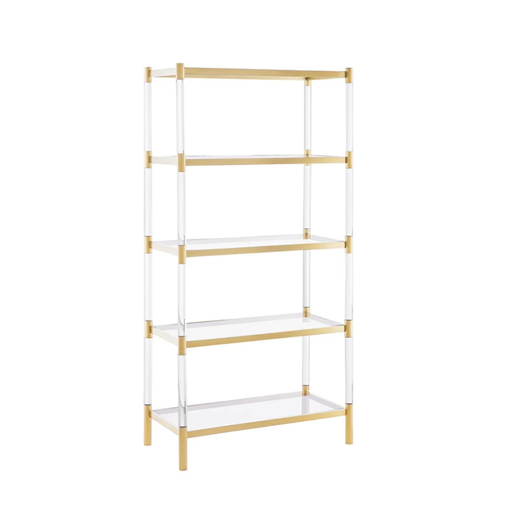 Bookshelf Living Room Bookcases Industrial Warehouse Storage Rack Shelf Acrylic Furniture