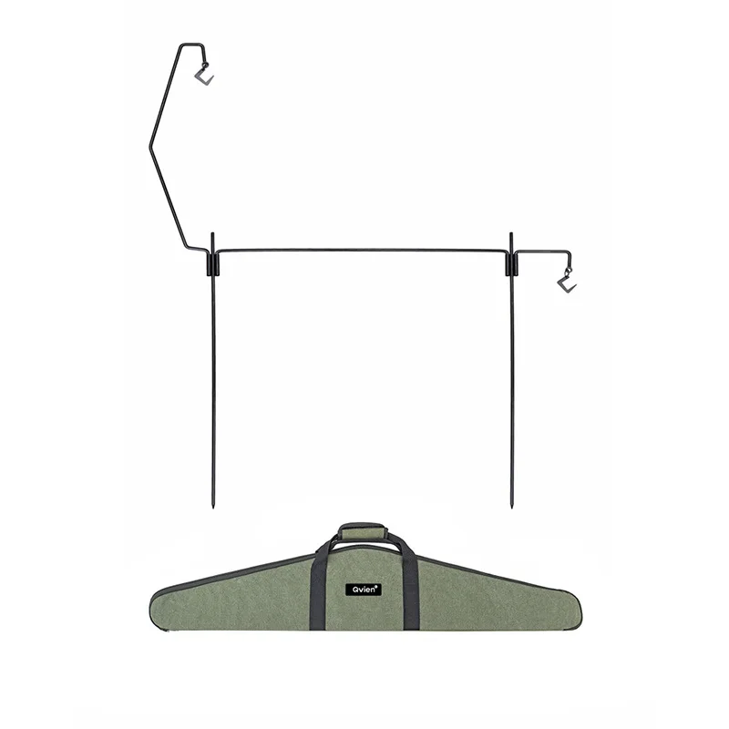 Iron Metal Outdoor Camping Rack Multi Function Lamp Stand Lantern Stand  Pot Holder