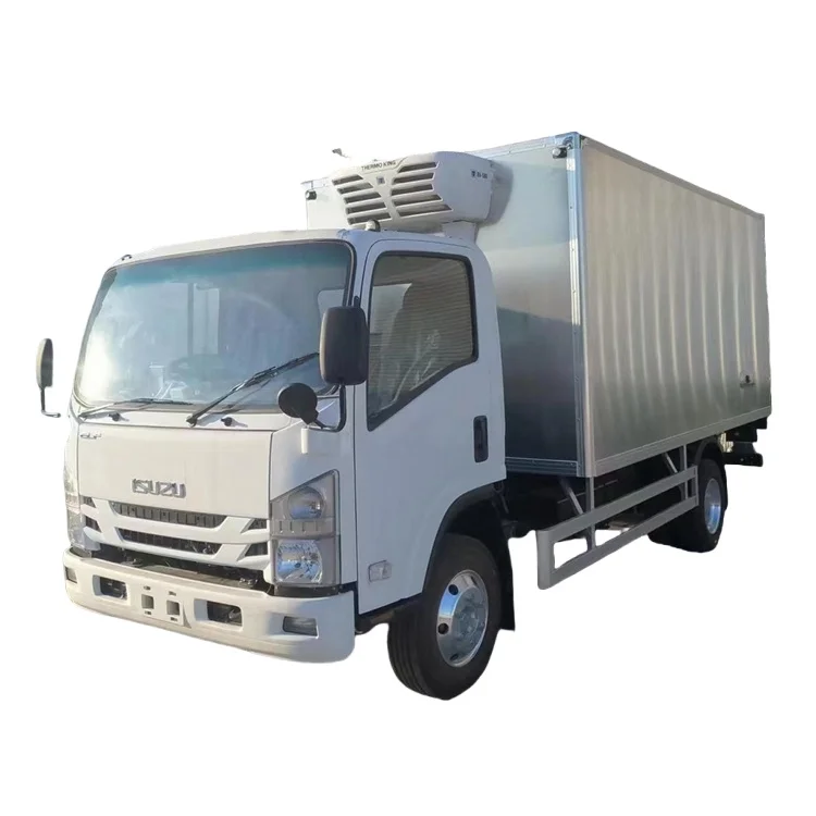 Customizable  new design ISUZU 4M Stainless steel  refrigerated truck refrigerator car cold box truck freezer truck chill car