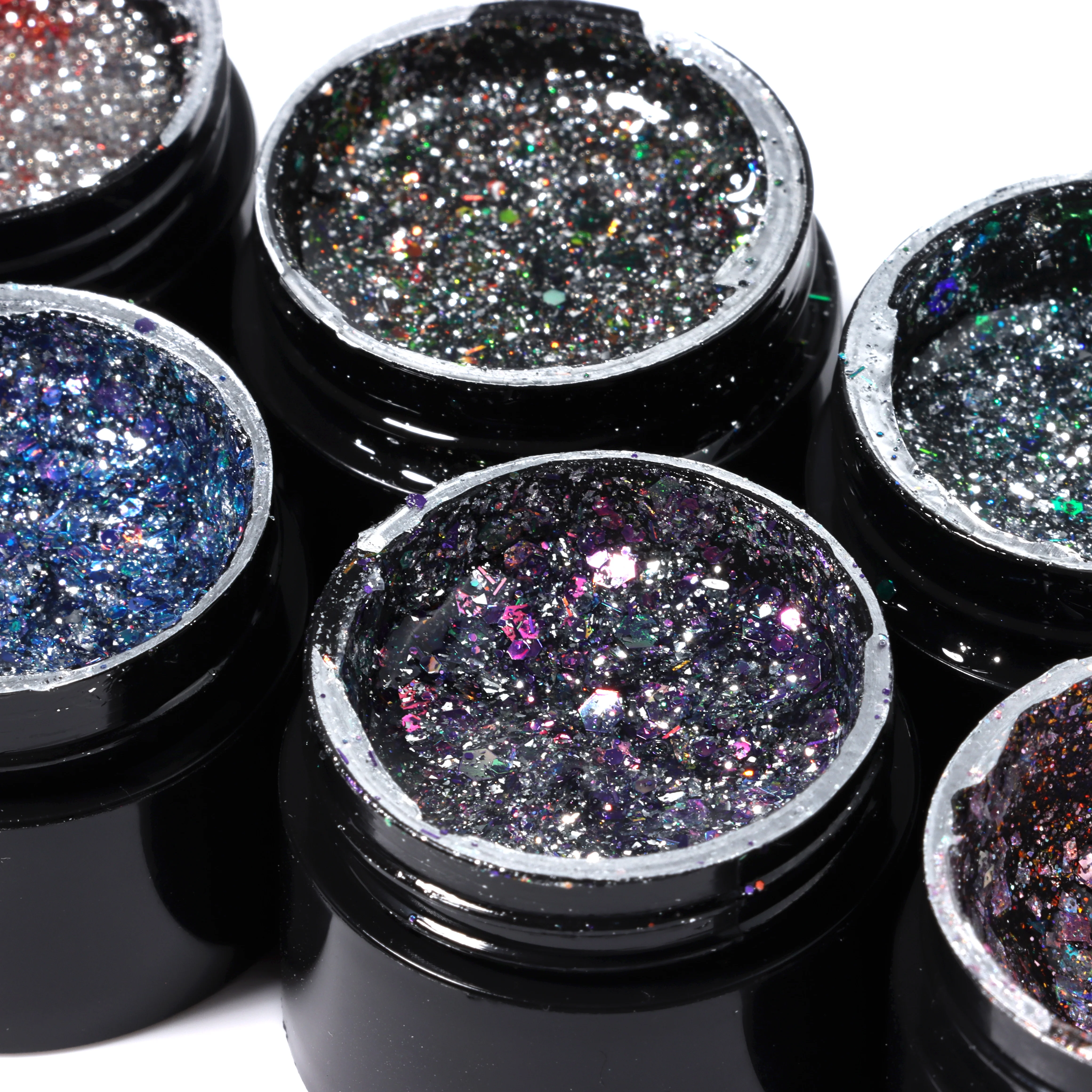 South French Garden Glitter Gel Polish  OEM  Gel Uv Jar Customizable Logo Fast-Drying  GEL NAIL SUPPLIER 1KG  Non-Toxic