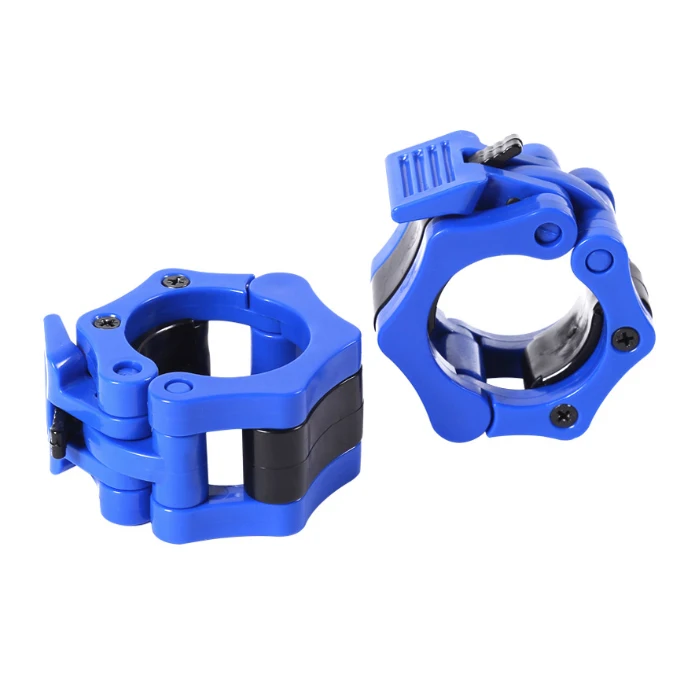 Weightlifting Fitness Training 2 inch Quick Release Pro Barbell Clamps Collars Clips