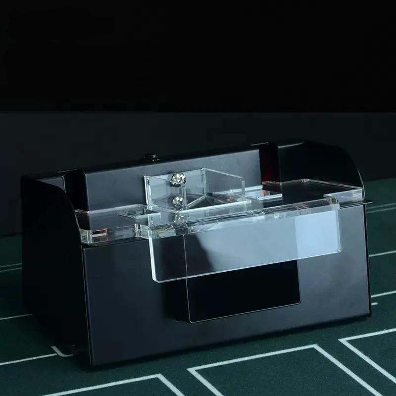 High Grade Automatic Electronic Poker Card Shuffling Machine Poker Card Shuffler 2-Deck Playing Card Shuffler&Dealing Shoes