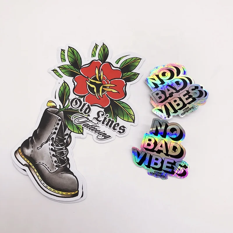 Custom Adhesive White PVC Label Die Cut Sheet Sticker Aluminium Vinyl Sticker