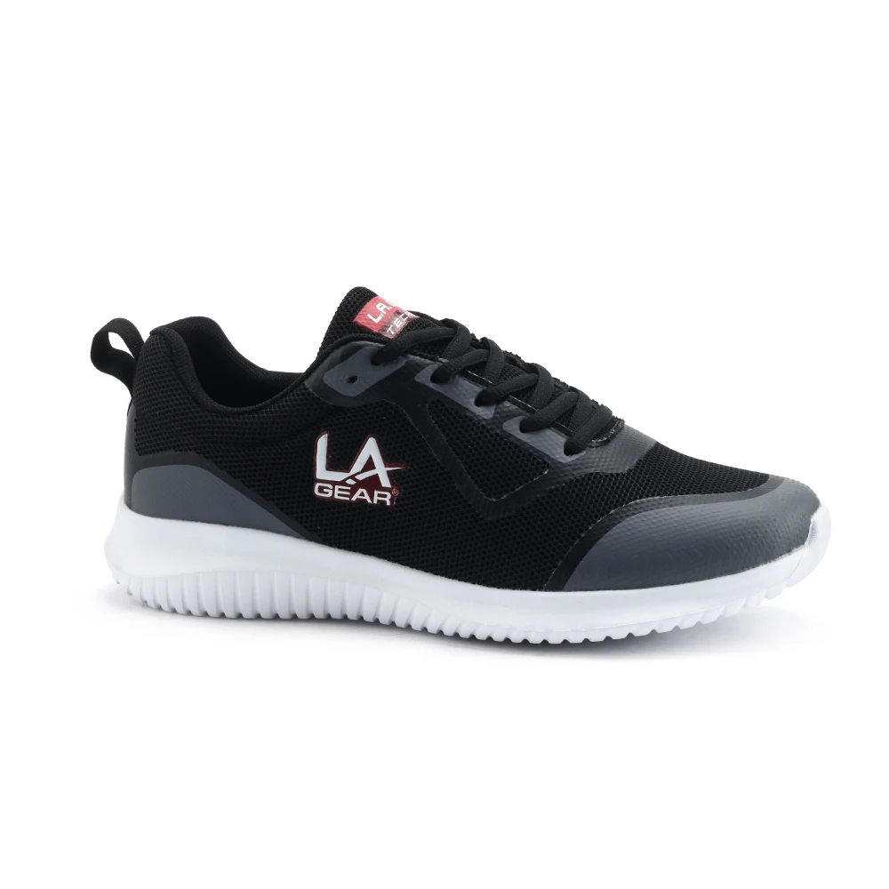 
Customised trendy fashion lace up black athletic shoes for men sports 