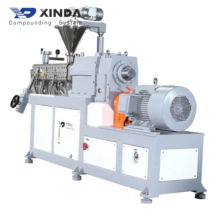 Competitive price with good quality lab pvc cable compounding single screw min extruder