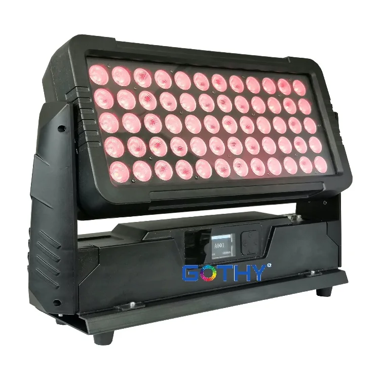 Controllable dmx led lighting 60x10w city color led outdoor for building
