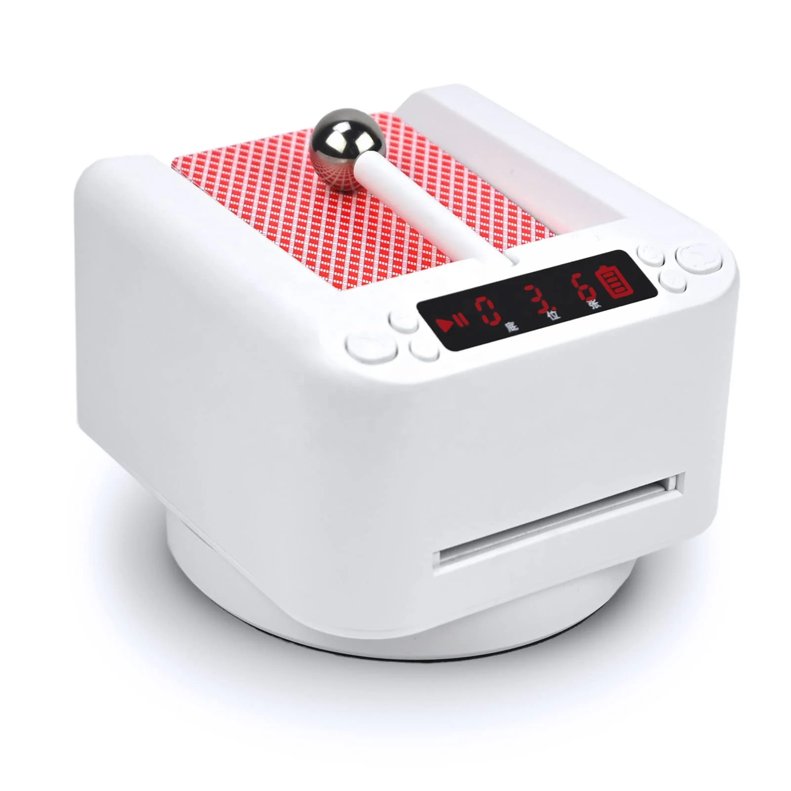 Automatic Card Dealer Machine Universal Playing Card Tool 360 Degree Rotating Card Dealer for Home Portable Licensing Machine