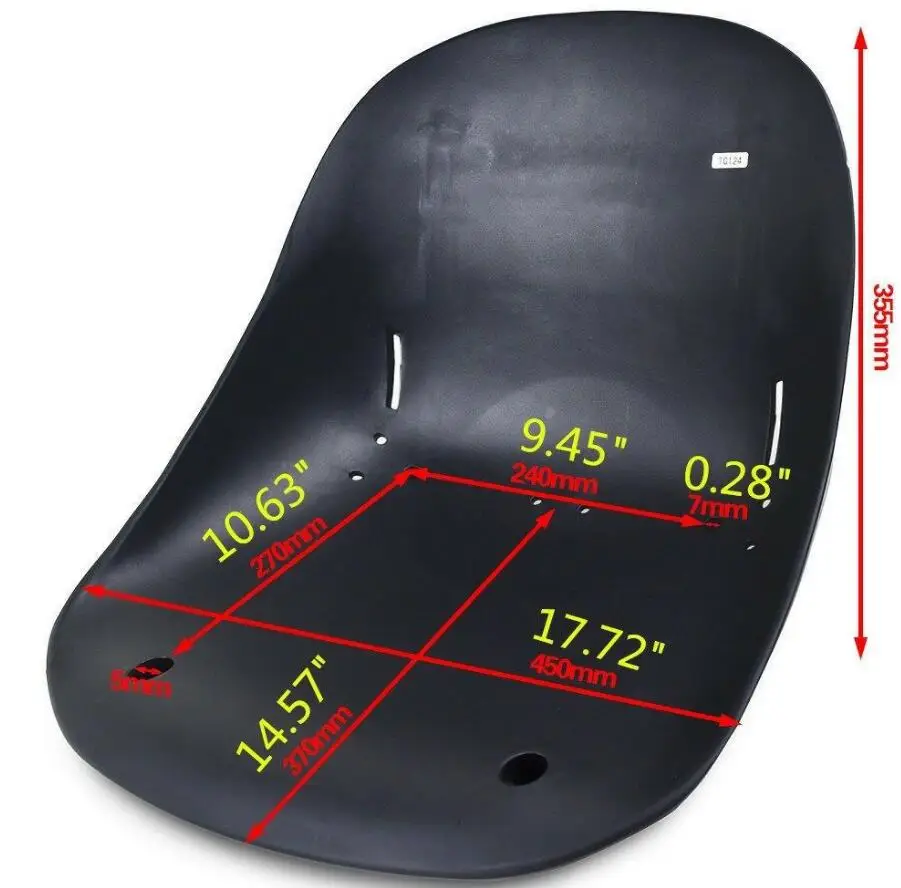  Bucket Plastic Seat for Drift Trike Go kart Cart