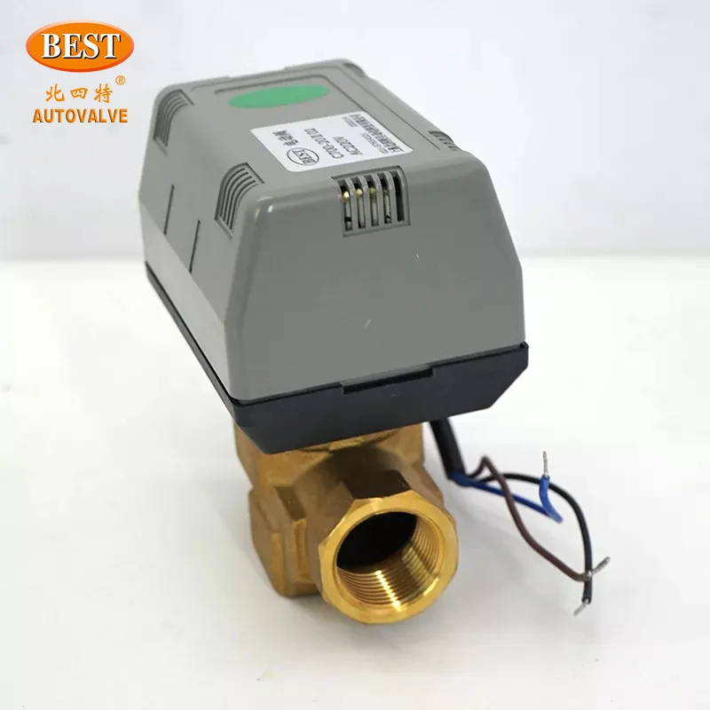 Valves  C700 220V 24V 12V AC DC 2 way 3 way Motorized Actuator Fan Coil DN15 DN25 motorized electric valve