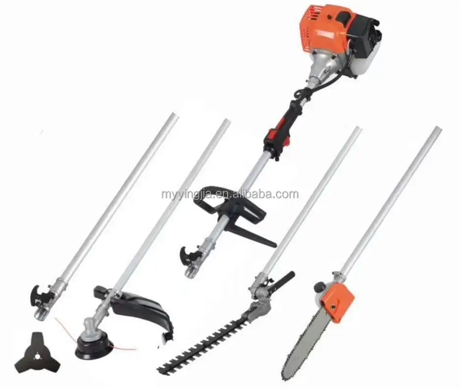 Multi-tool Long Reach Chainsaws Hedge trimmer 52cc Gasoline Pole Pruning Saw M-CS520P
