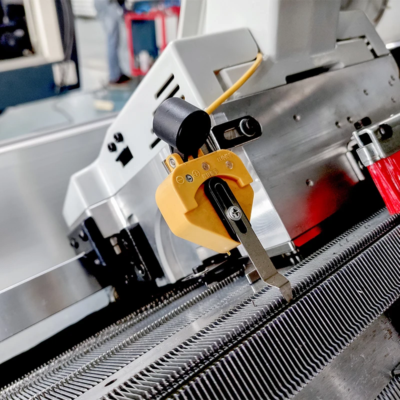 Used OEM cheap price straight simple double system 52 inch computerized auto knitting machine