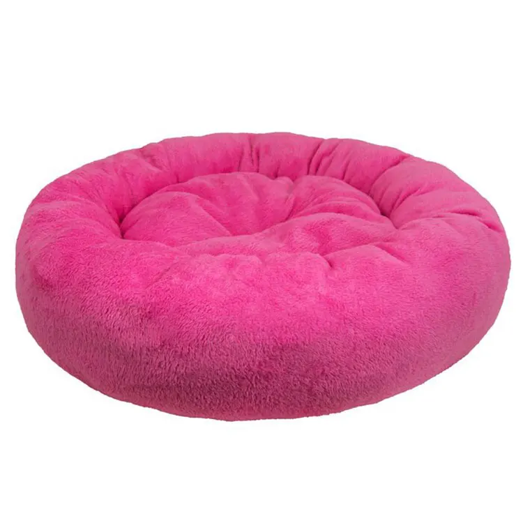 Cozy Atmosphere Providing Head Dreams Pet Round Bolster Dog Bed Donut