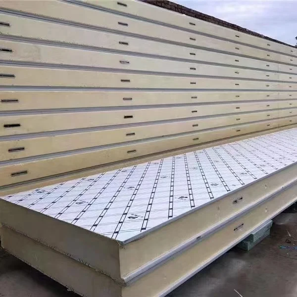 Bulk Order Fireproof and Waterproof Pu Sandwich Panel Cold Storage Internal and External Wall Insulation