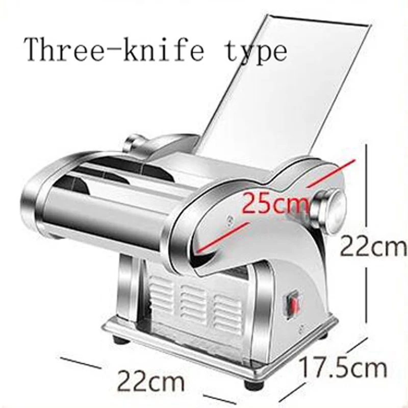 
Commercial Small Pasta Machine Electric Noodle Machine Stainless Steel Dumpling Skin Making Machine 