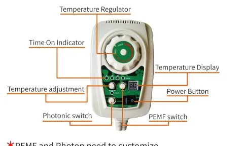 
Enhance Immunity thermal therapy electric heating amethyst rainbow mat 