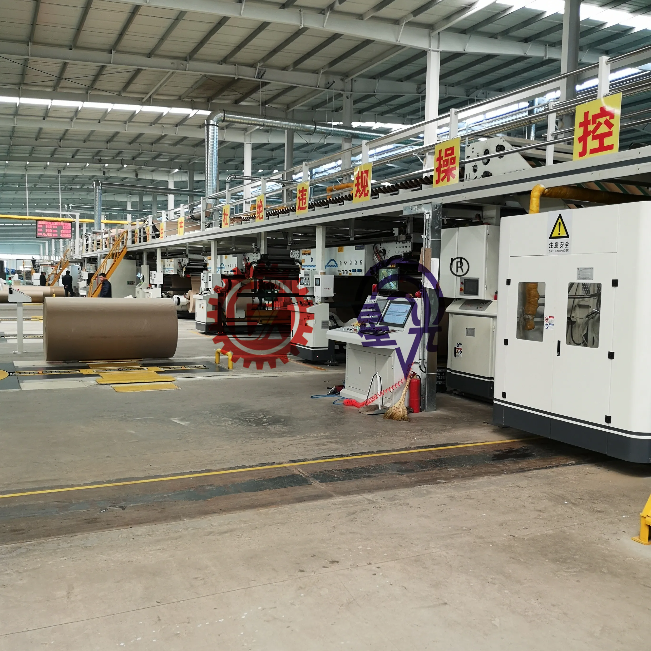 Corrugated box making machine popular in Ecuador for seafood packaging