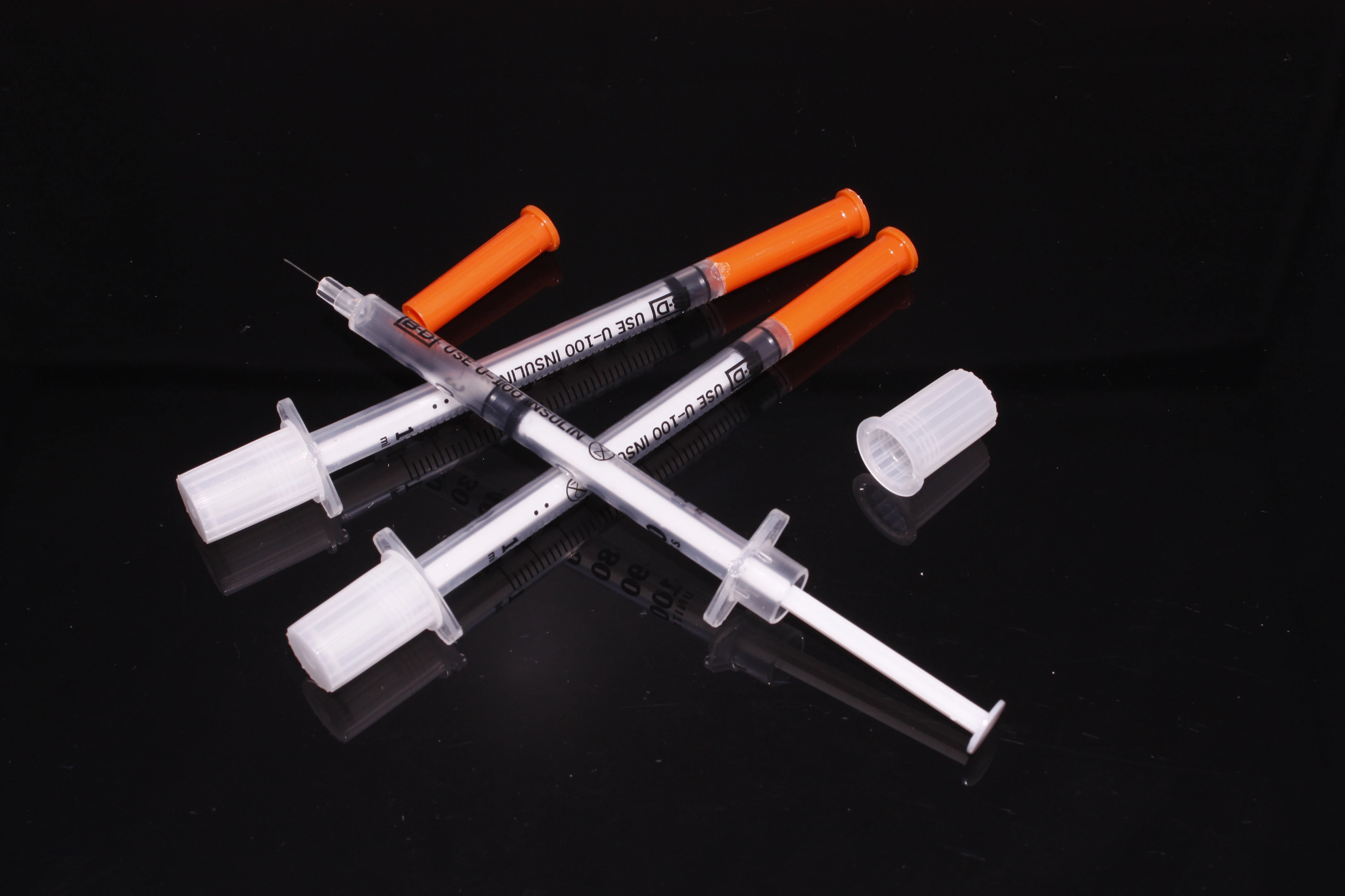 MedtPoint Sterile Insulin Syringe 1ml 1cc U100 U40 For Single Use 100pcs Per Box