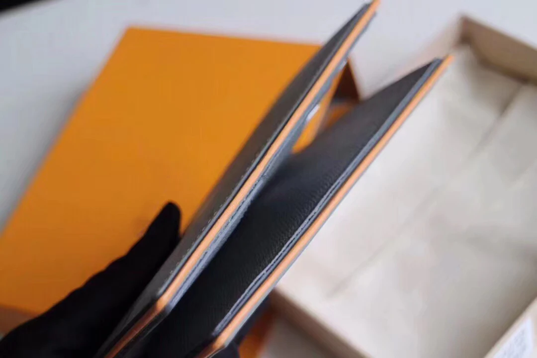 Factory Wholesale Retail Luxury Designer Unisex Grey Cash Cardholder Men Top Mirror Quality Wallet For Women