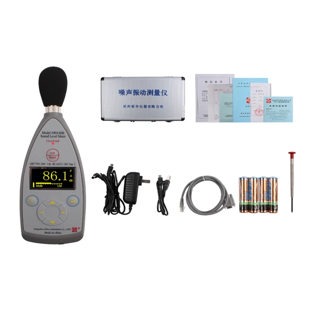 Decibel Meter/Sound Pressure Level Reader (SPL)AWA5636-2  / 30-30dBA Range 1.5 Year Warranty