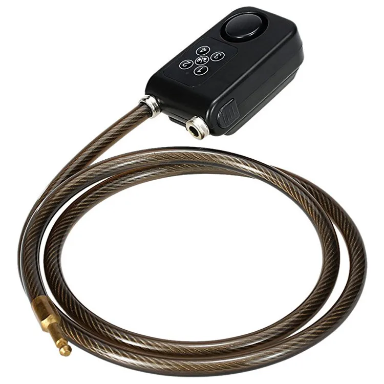 electric bike scooter parking lock with ear piercing alarm warehouse waterproof sturdy cable lock remote