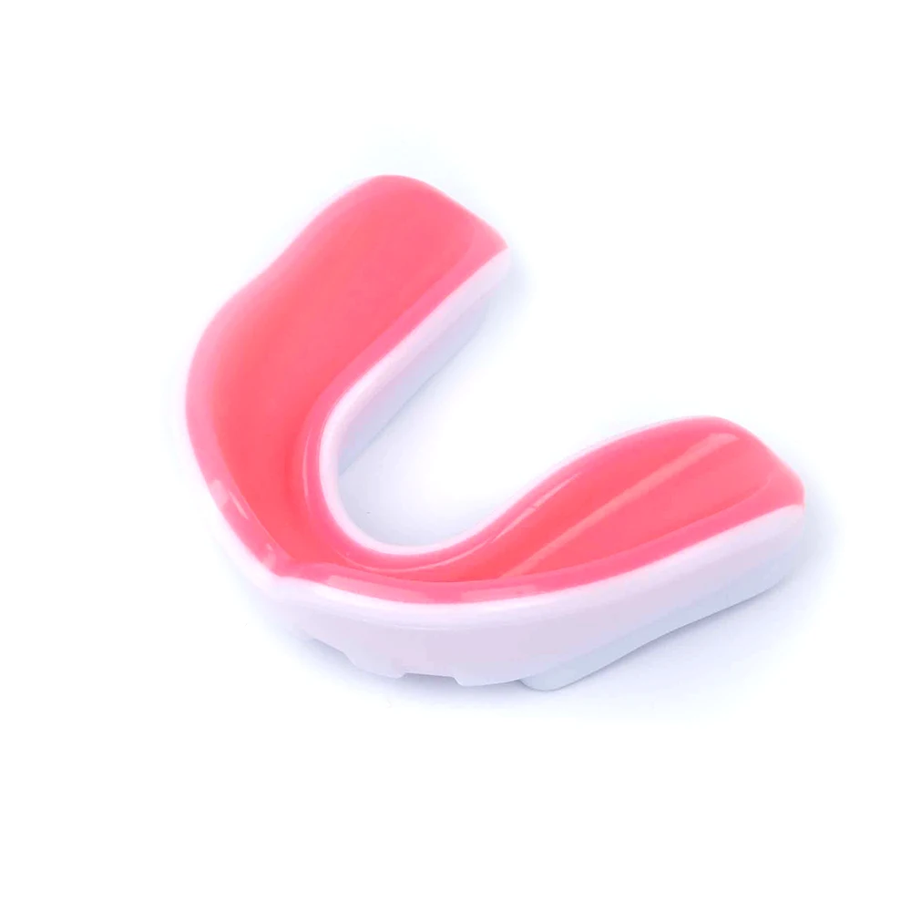 Free Sample Mouth Guard Sports Moldable MouthGuard Kids Mouthpiece Teeth Protective Braces EVA Double Colored for MMA Boxing