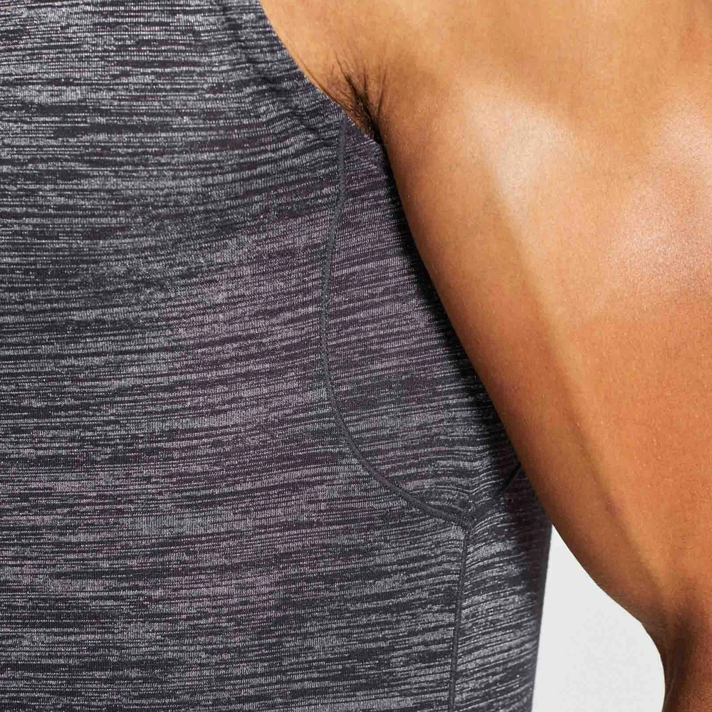 Athletic Wear Solid Color Nylon  Fabric Breathabletight Movement Tank Top Wholesale From China