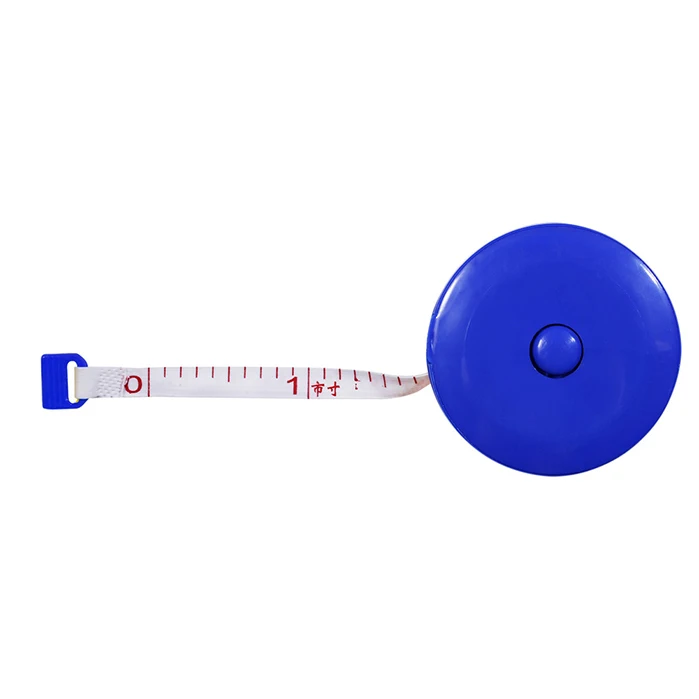 60 дюймов, 1,5 метра, мягкая круглая Выдвижная мерная лента, карманная, измерительная лента для шитья ткани