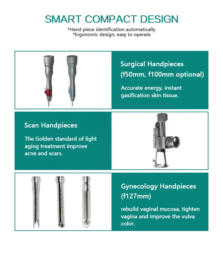 New Trend 60W Monaliza CE Approved Skin Resurfacing RF Tube Fractional CO2 Laser Vaginal Tightening Medical Aesthetic Machine