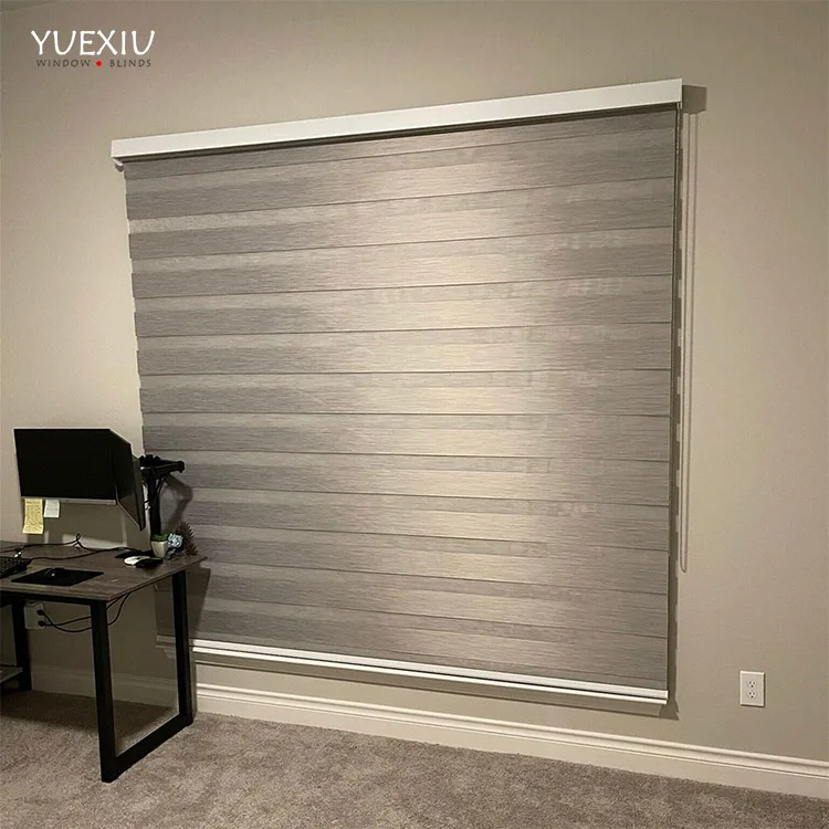 New Design Indoor Decoration Vertical Window Blind Shade High Quality Blackout Zebra Roller Blinds Fabric Manufacturer