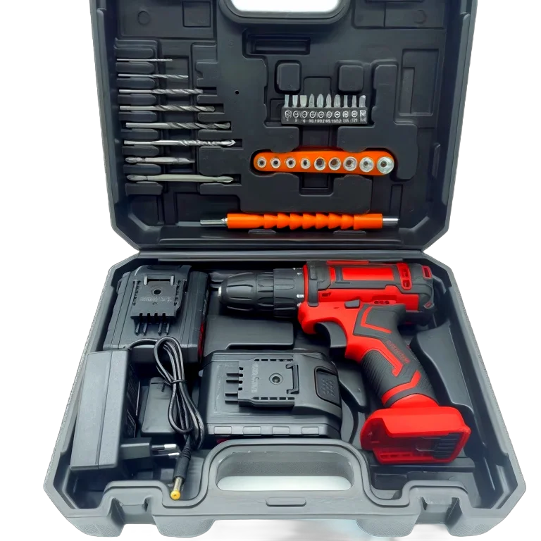 High Quality 12V Lithium Cordless Drill Machine Electric Modification Tool Impact Screwdriver Wrench Powerful Rechargeable Drill