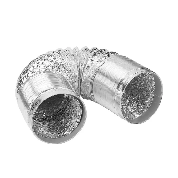 Ventilation Fan Outer Pvc Inner Aluminum Foil Duct Ventilation Flexible Tube Hand Held Joining For Ventilation Duct