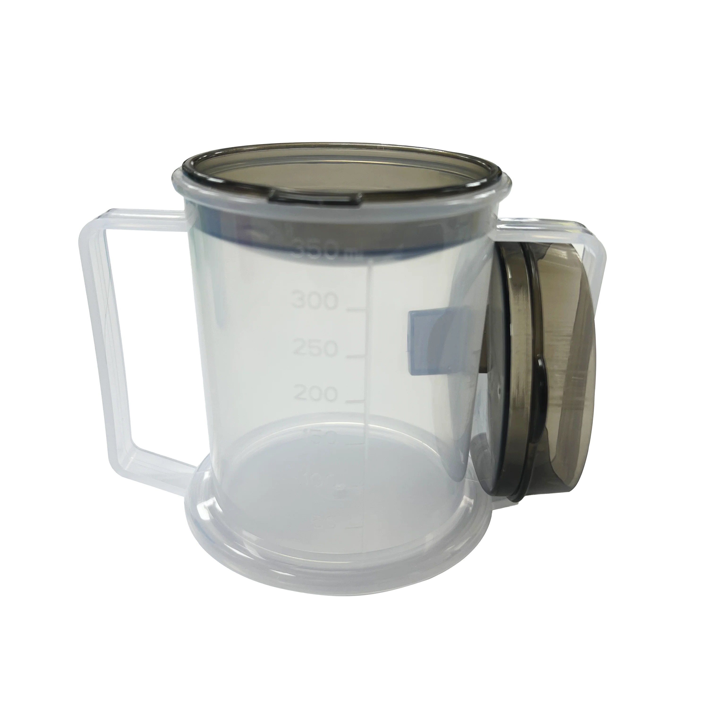 Clear Kids Drinking Easy Easy Grip Handles Sippy Drinking Cup For Children And Adults