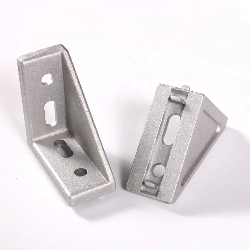 Aluminum L Shape Brace Corner Joint Right Angle Bracket