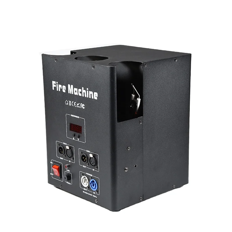 DJ disco event dmx512 single head flame fire machine stage effect