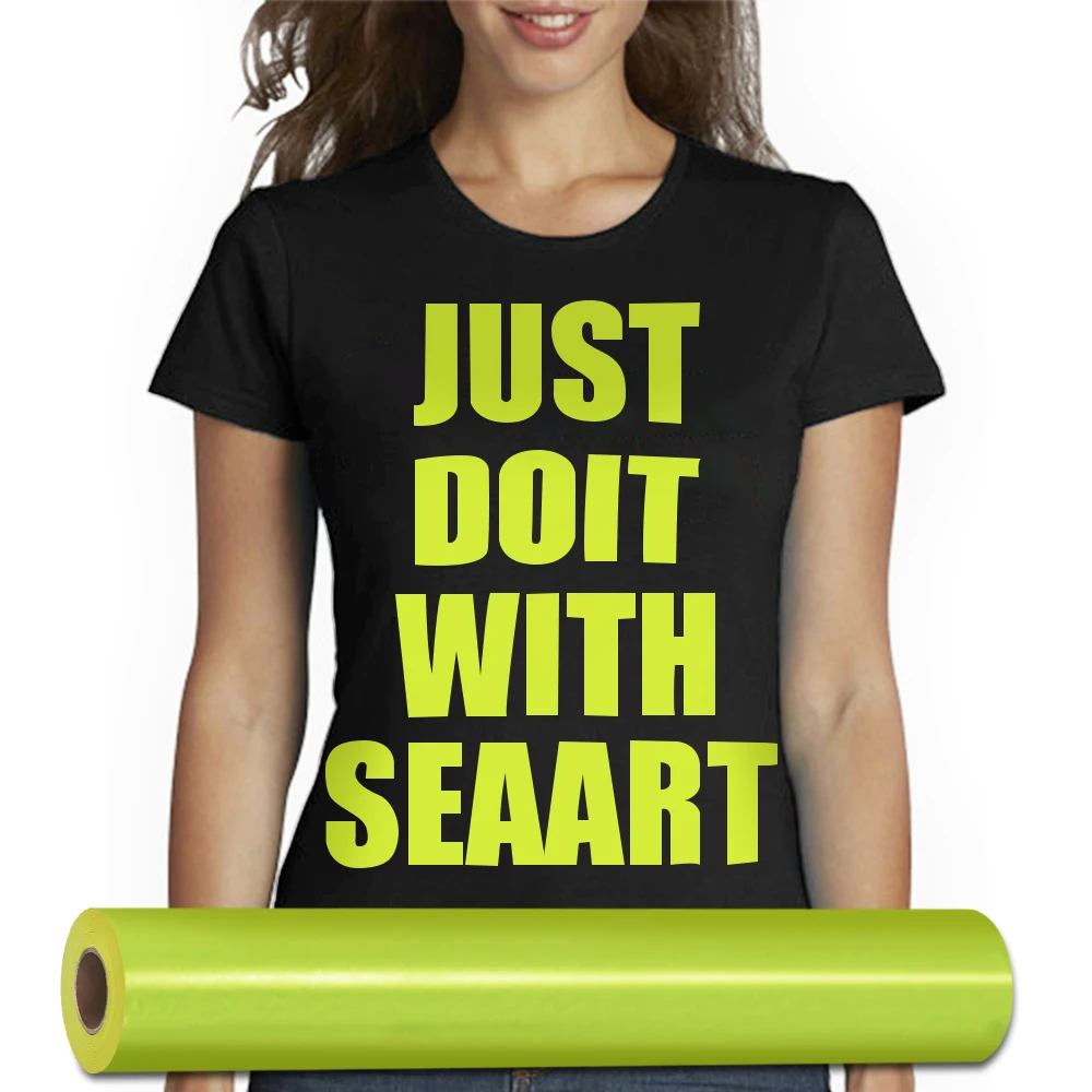 
Seaart 23 Colors Easyweed Heat Transfer Film Vinyl PU Textile Film 