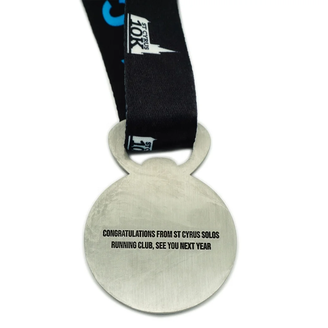 china custom medal maker Wholesale custom die cast marathon medals souvenir running sports 5K 10K award metal novel prize medal