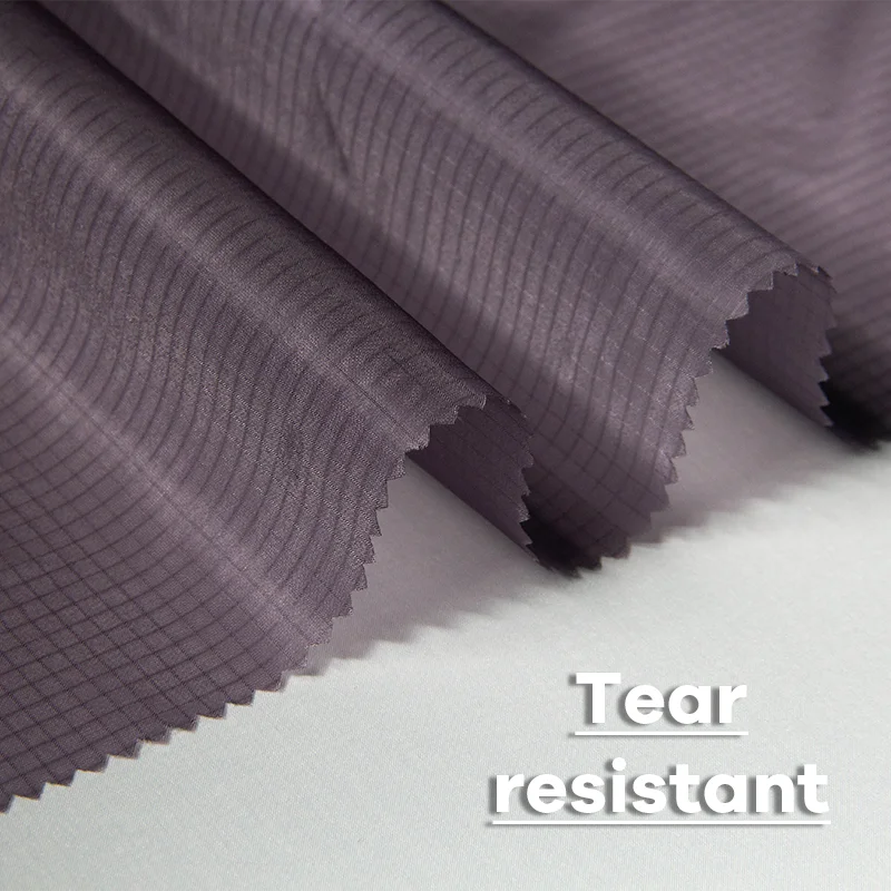 Waterproof Backpack 15D 20D 40D 70D 30D Nylon 66 plaid High strength Ripstop outdoor Nylon Parachutes Fabric For clothing