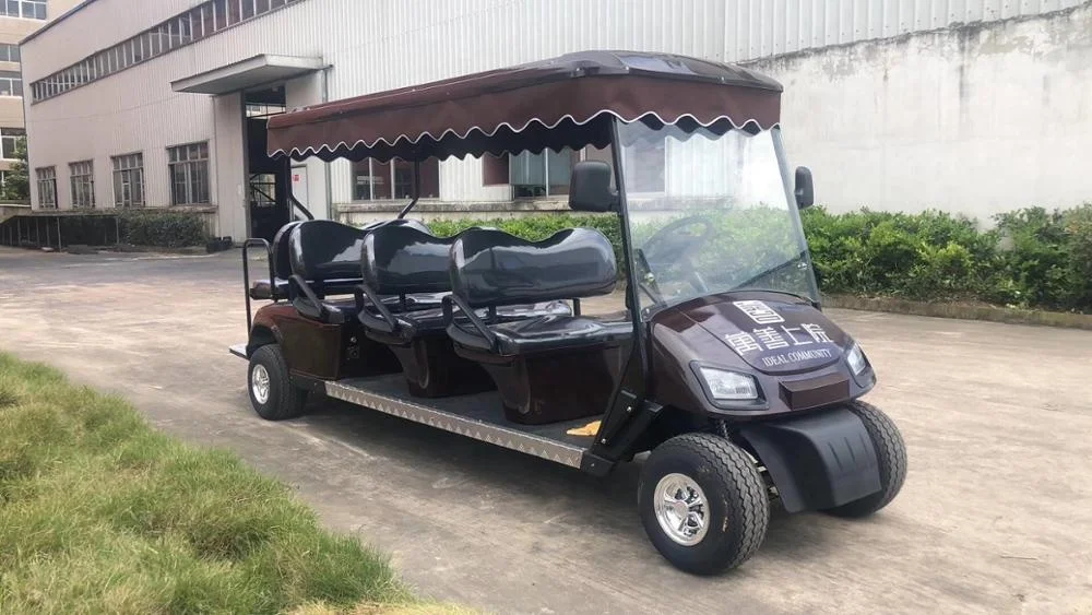 
Colorful Electric 8 Person Golf Cart Farm/Park/Beach Electric Vehicle 