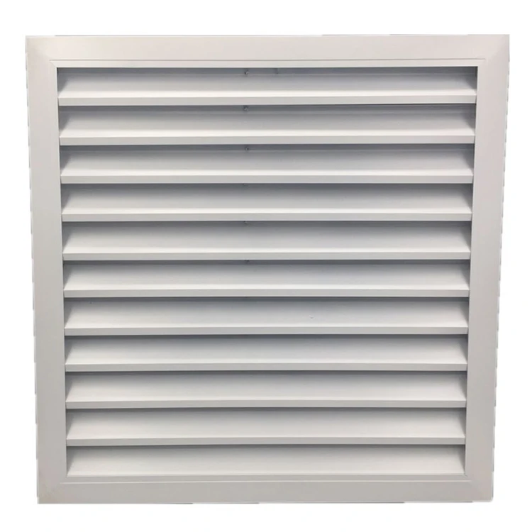 Aluminum alloy fixed inclined vane tuyere, storeroom, warehouse and other buildings on the wall shutters