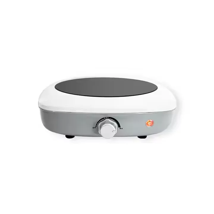 Hot plate for cooking,1300W portable infrared burner, 7-inch single burner electric glass range, 9-level temperature setting