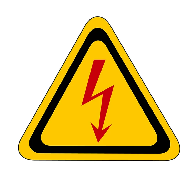 self adhesive  warning label sticker  for high way warning